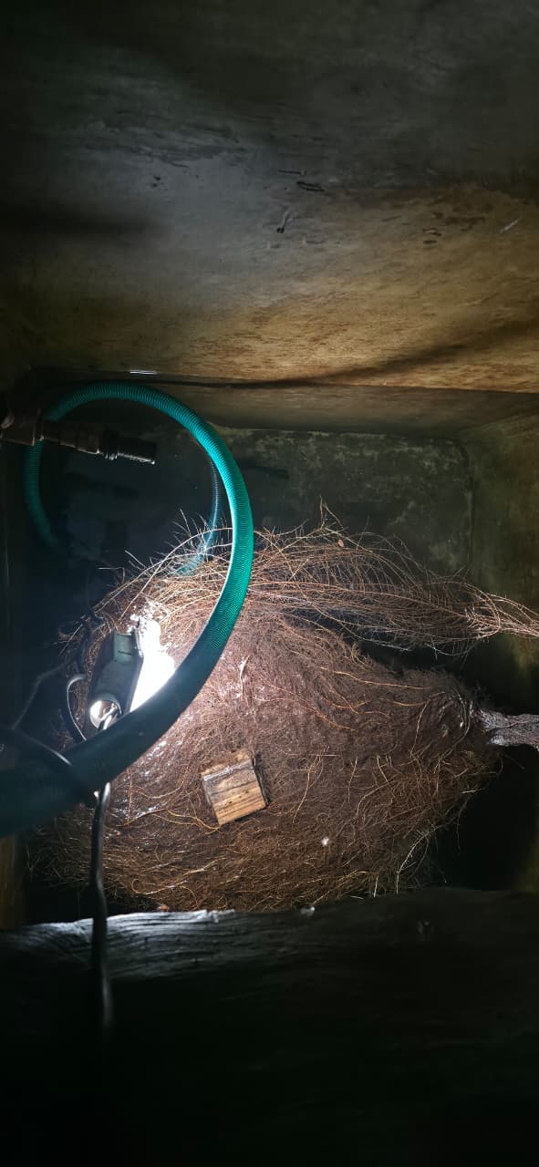 Overhead Storage Tank Cleaning